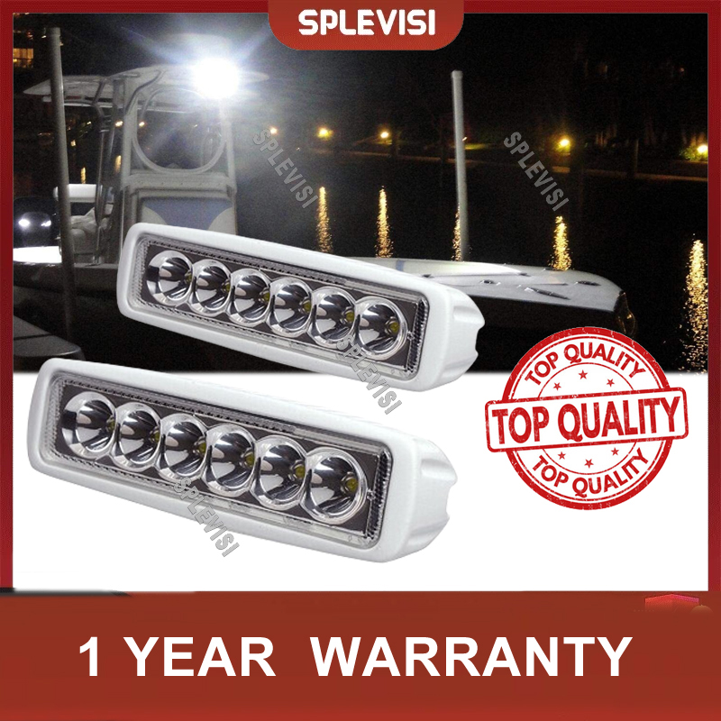 2 buah 12V 6 LED dek Marine pe - Fishing Boat Navigation Light ulasan dan harga