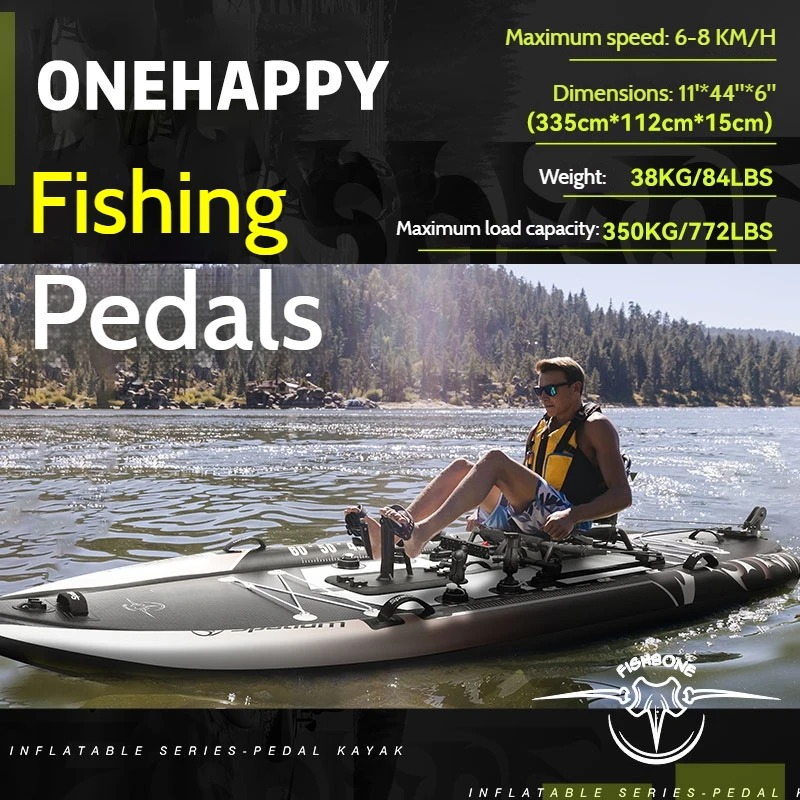 Perahu Kayak Pancing Tiup 2-in - Fishing Boat Paddle ulasan dan harga