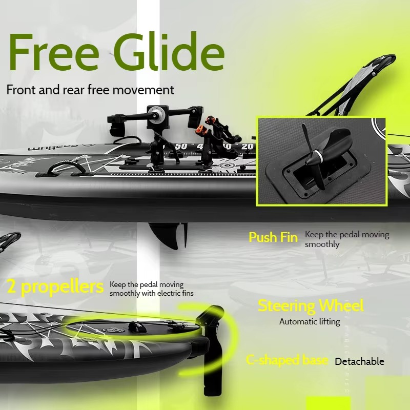 Perahu Kayak Pancing Tiup 2-in - Fishing Boat Paddle ulasan dan harga