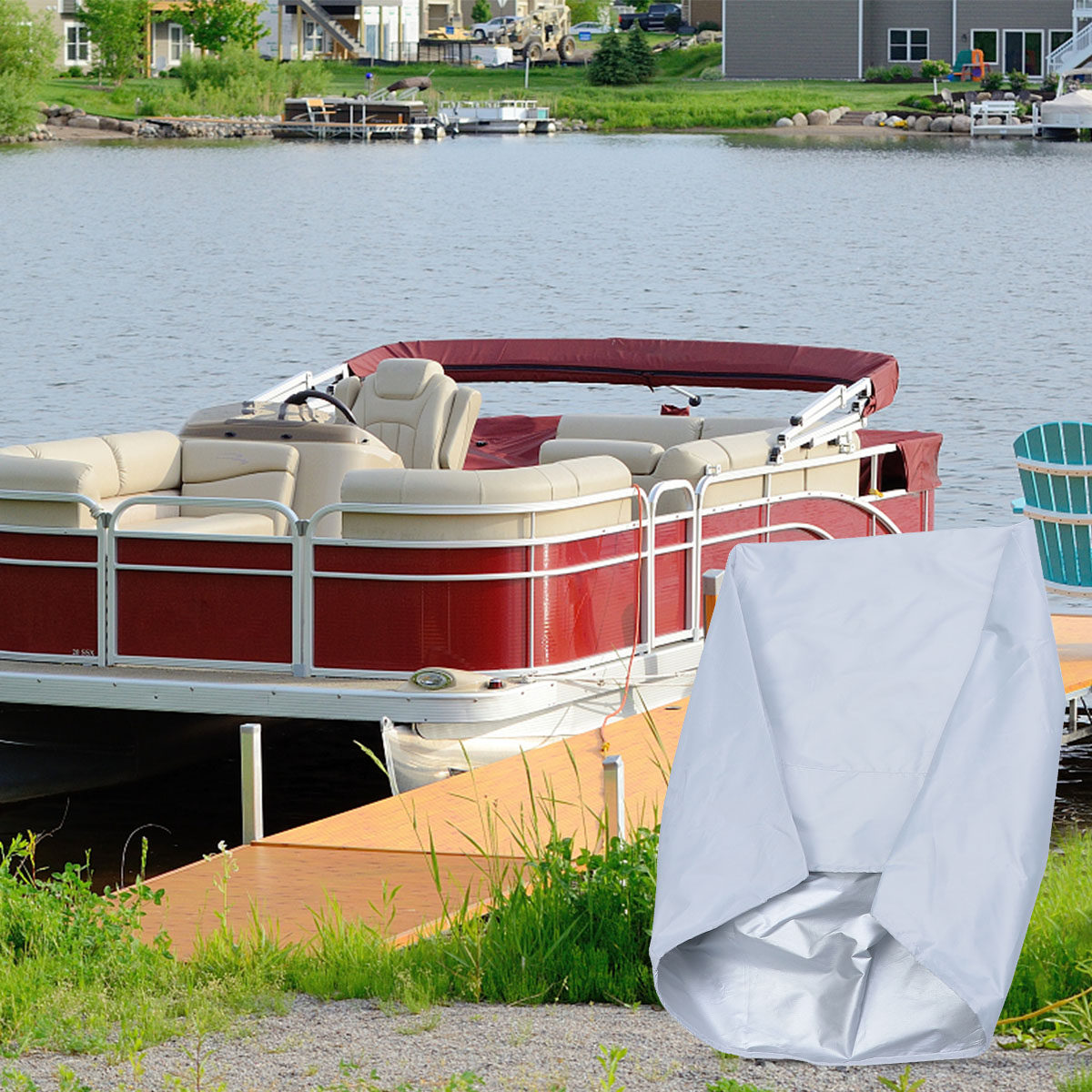 Sarung Kursi Perahu Kain Oxfor - Fishing Boat Cover ulasan dan harga