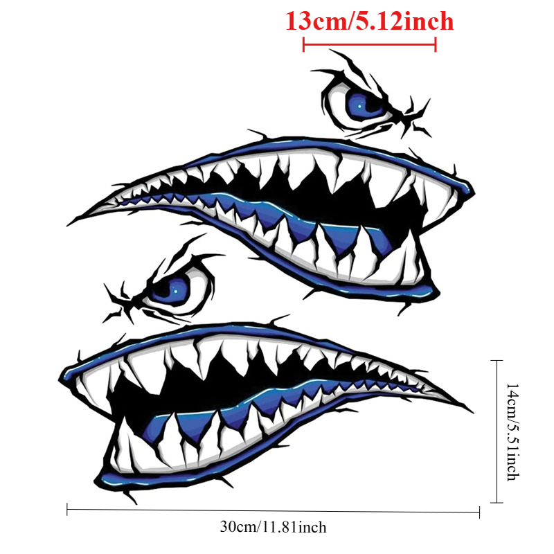 2 Buah Stiker Perahu Mulut Gig - Fishing Boat Paddle ulasan dan harga
